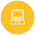 Digital icon - image of laptop computer